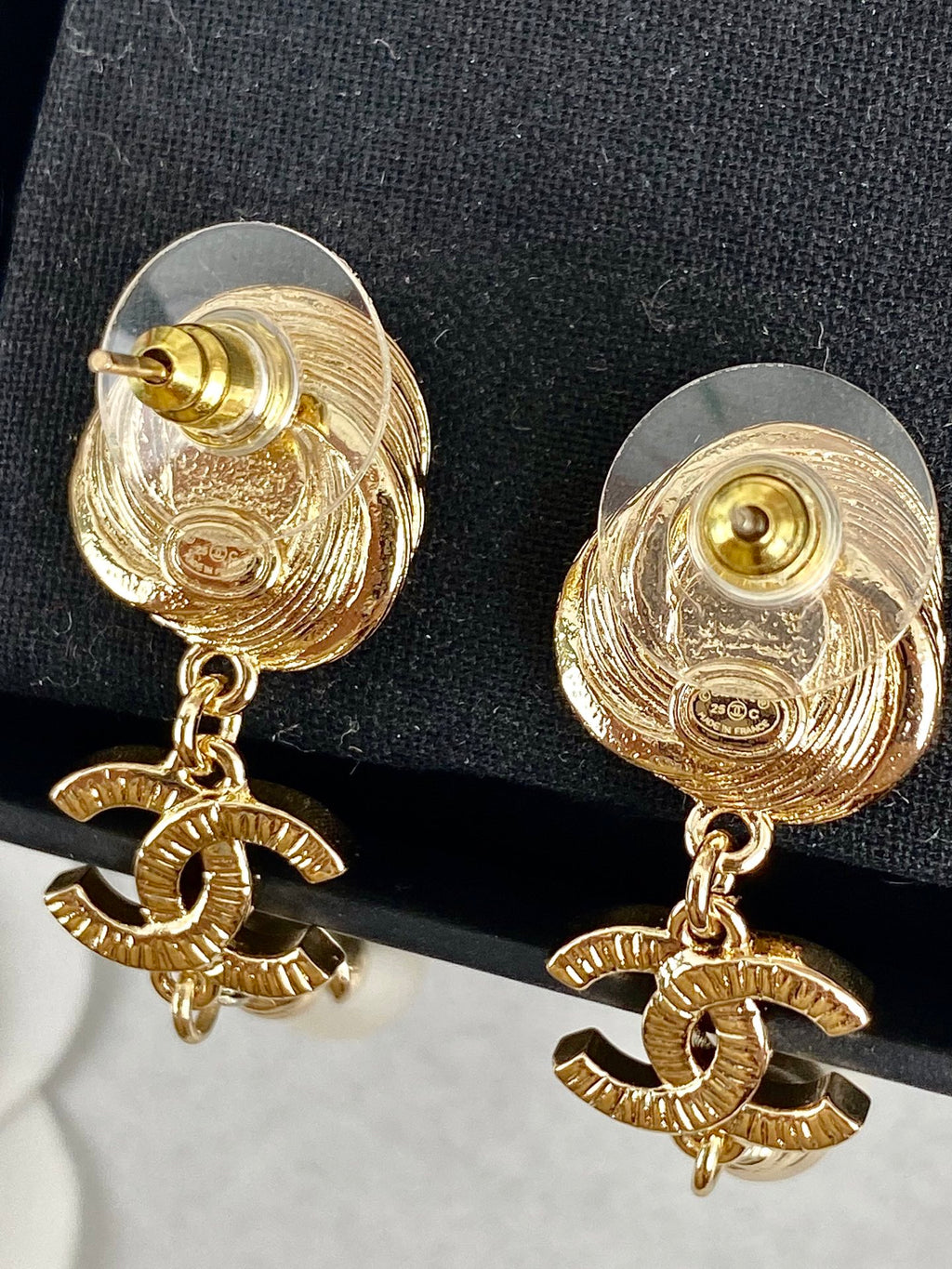 Water Drop Pearl Pendant Earrings