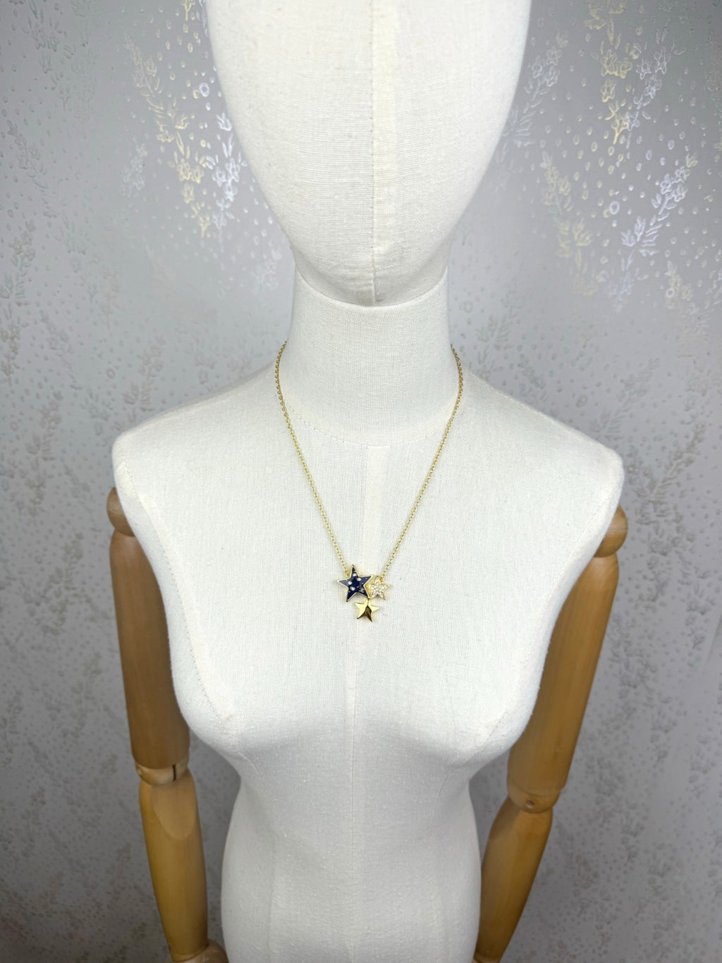 Star necklace.