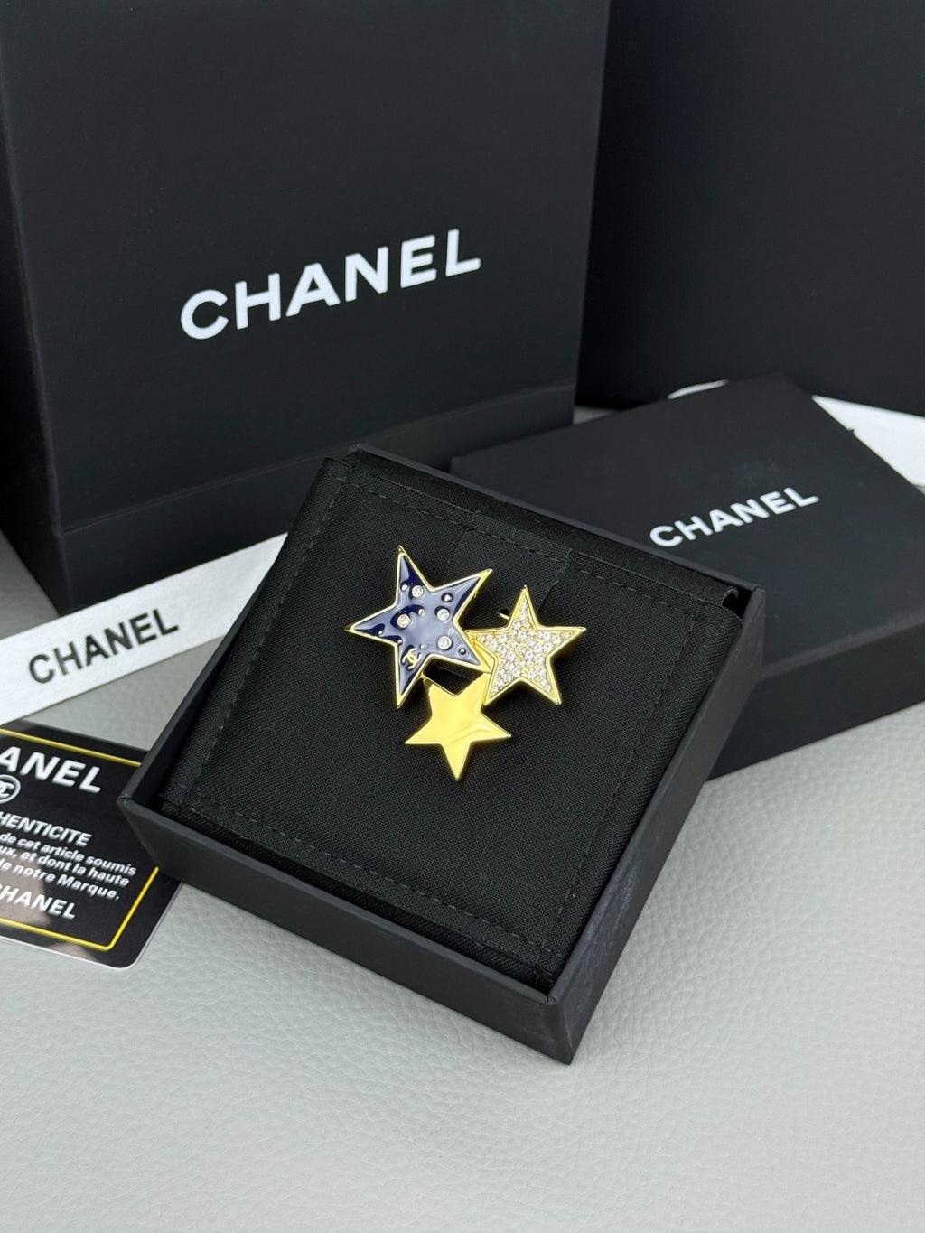 Star brooch.