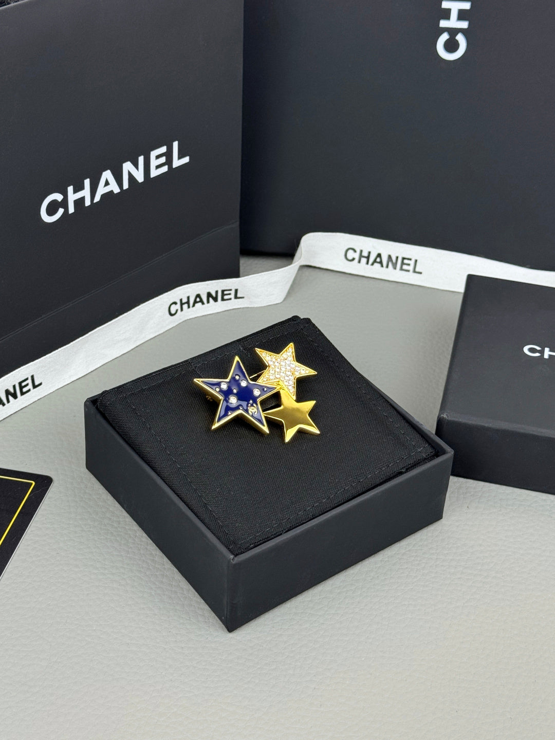 Star brooch.