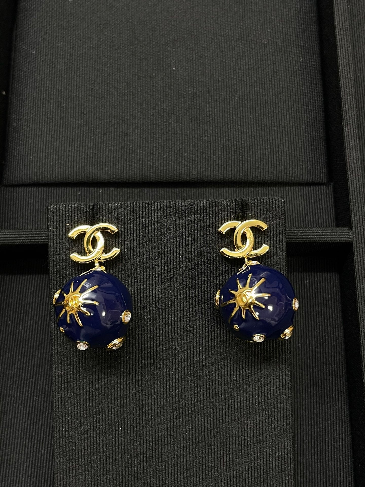 Cosmic earrings.