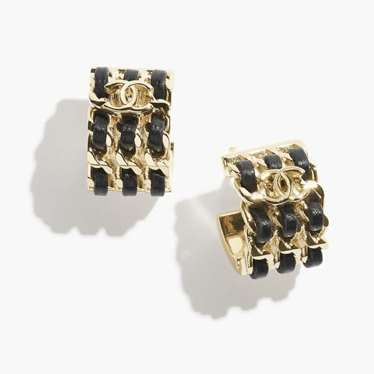 Wear leather earrings.